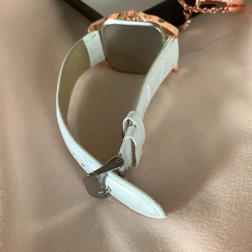 NWOT, Matching Rose Gold Watch and Bracelet.